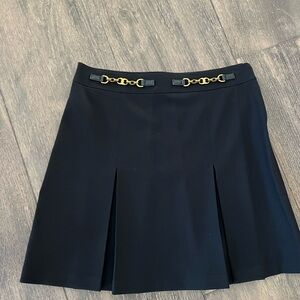 Tory Burch black pleated skirt size 8